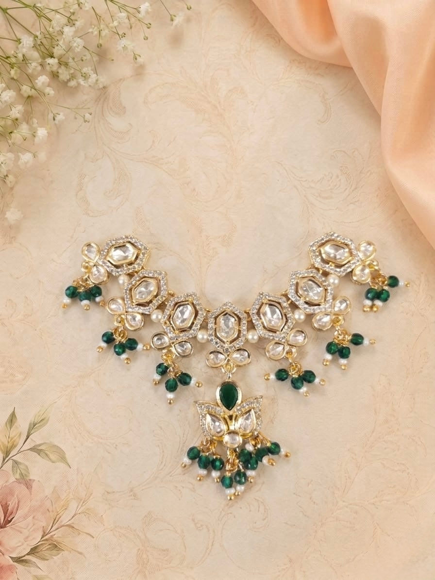 💫Premium Kundan Moissanite Chokar💫