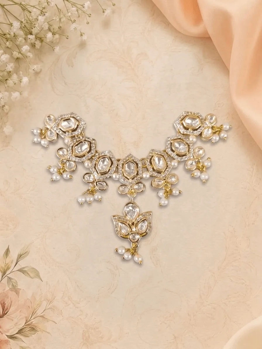 💫Premium Kundan Moissanite Chokar💫