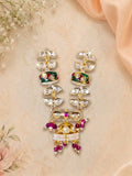 Kundan Moissanite Meena Mala