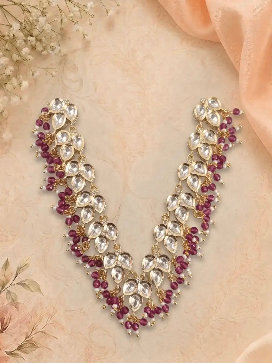 Kundan Moissanite Mala